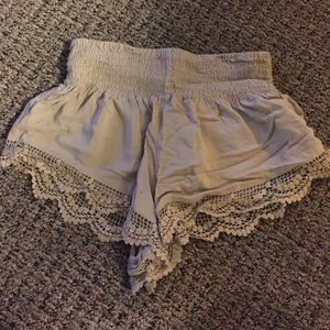 S Forever 21 tan flowy shorts