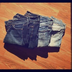 American Eagle Slimboot Jeans size 0 SHORT