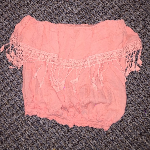 XS Orange crop top