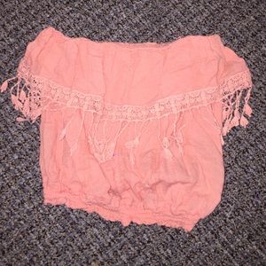 XS Orange crop top