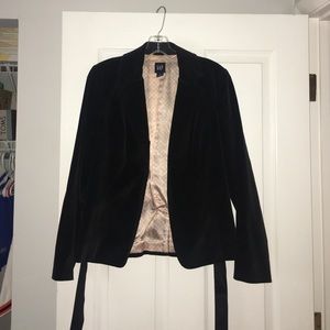 Velour blazer