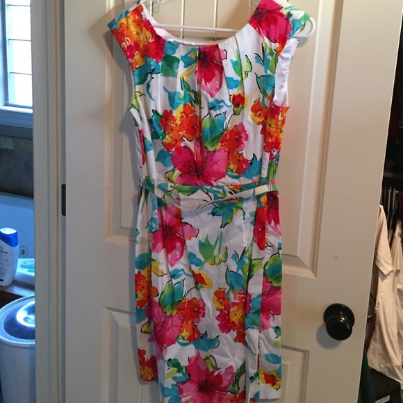 Flower print dress
