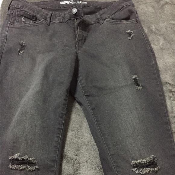Old navy Lowrise rockstar jeans in black
