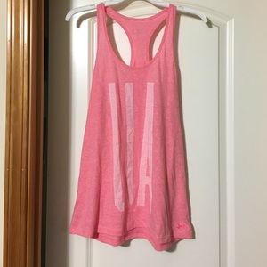 Pink UA Work out tank top