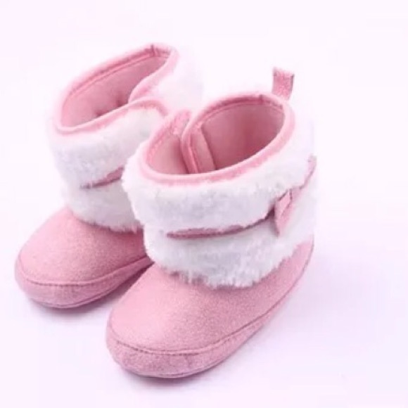 Other - Newborn baby snow boots girl soft sole booties