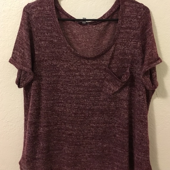 Burgundy sweater
