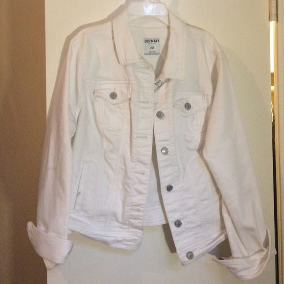 White denim jacket