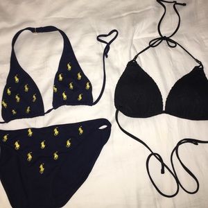 Ralph Lauren Bikini & Black Bikini Top