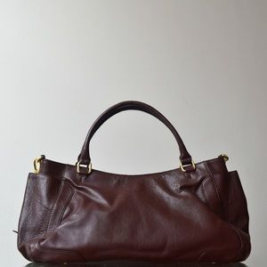WSF Pebble Leather Satchel
