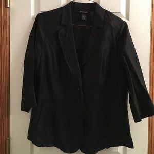 Lane Bryant black  jacket