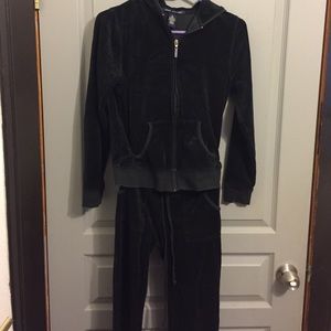Velour sweat suit