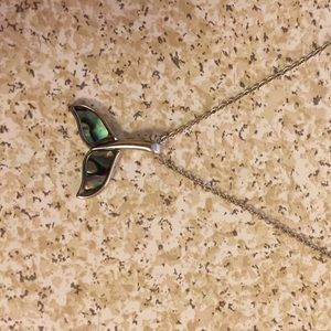 Whale tail necklace
