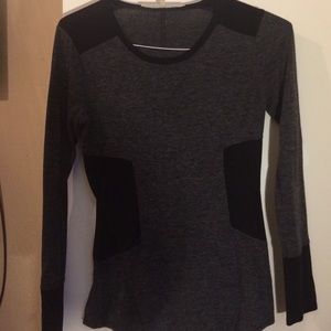 Grey and black long sleeve