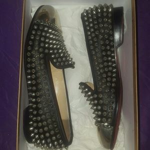 Christian louboutin Glitz flat size 38