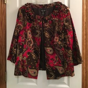 Ivy chic paisley printed jacket