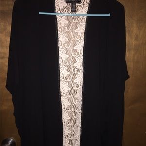 Forever 21 lace back cardigan