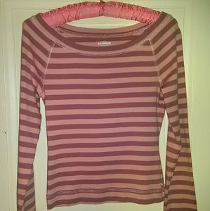 Express long sleeve crop top