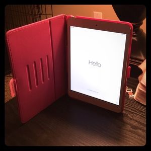 iPad mini 16GB with case