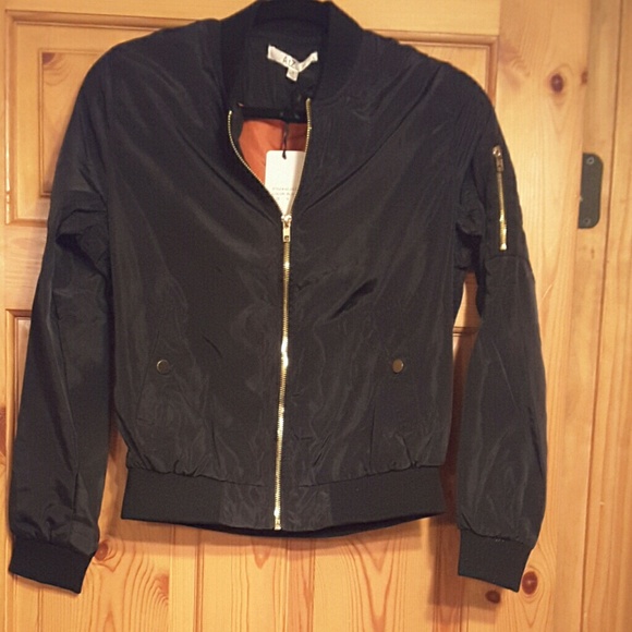 ! Sold out ! Black moto bomber jacket - Picture 4 of 4