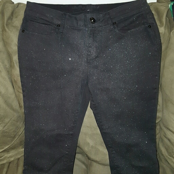 Bullhead Black Glitter Sparkle Jegging