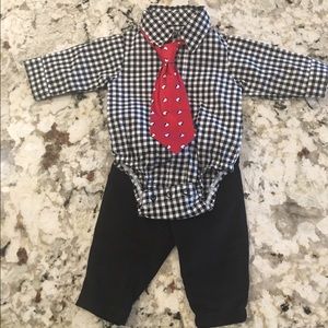 Newborn onesie and pants