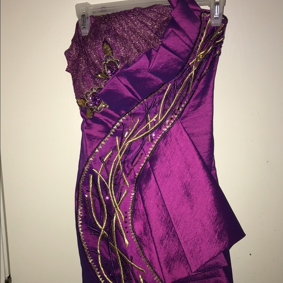 Purple dress