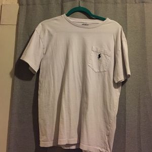 White Polo Tee shirt- Small