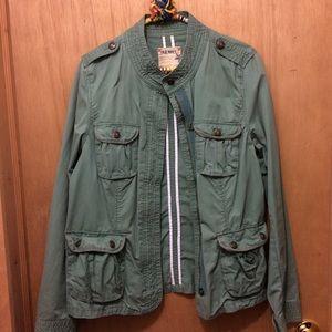 Military green jacket