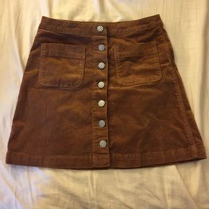 BRANDY MELVILLE CORDUROY SKIRT