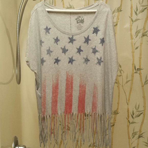 Stars and stripes crop top