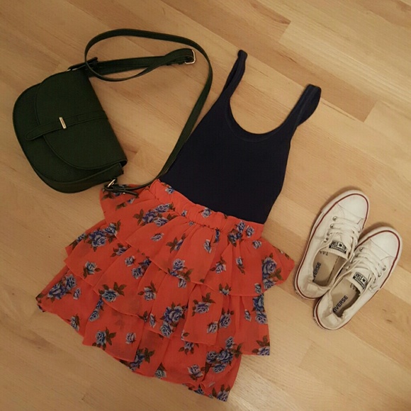 Abercrombie Ruffle Print Dress XS