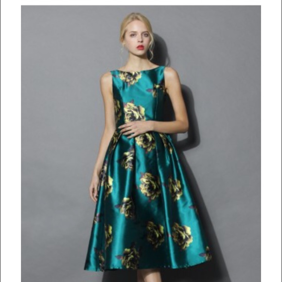 Peonies Prom Dress - Chicwish Boutique