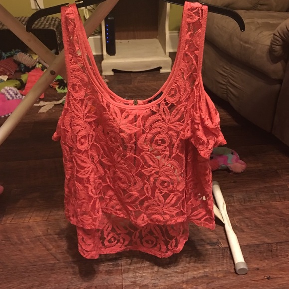 Pink see through shirt - Picture 1 of 3