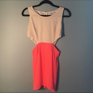 Color Block Cutout Dress