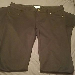 Black skinny dress pants