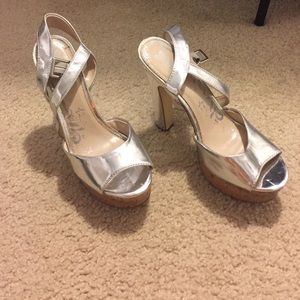 Silver heels