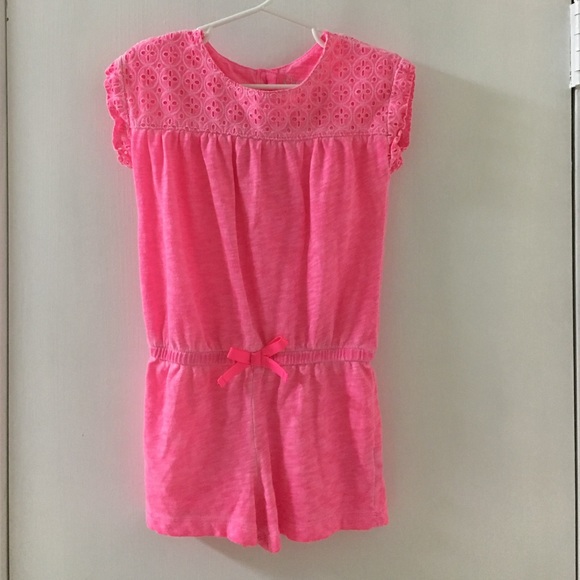 Cherokee toddler girls pink romper in 3T.
