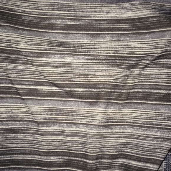 gray striped spandex!! - Picture 2 of 3