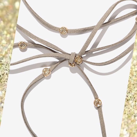 1 Left!⭐️Lariat Wrap Choker with Crystals - Picture 2 of 6