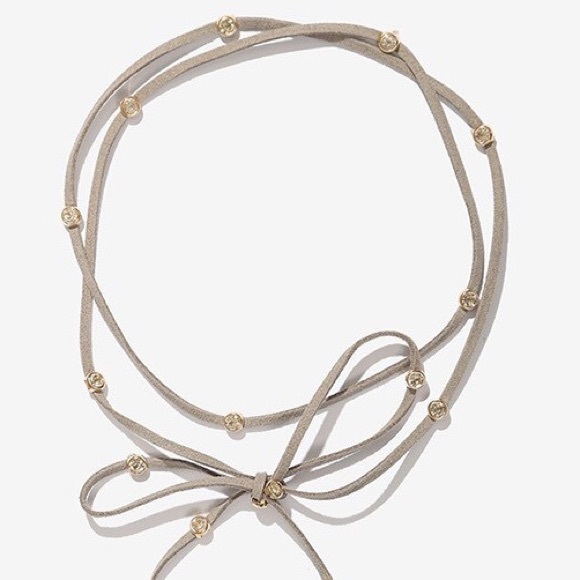 1 Left!⭐️Lariat Wrap Choker with Crystals - Picture 3 of 6