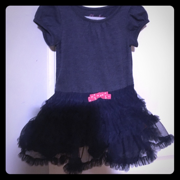 Navy blue tutu dress