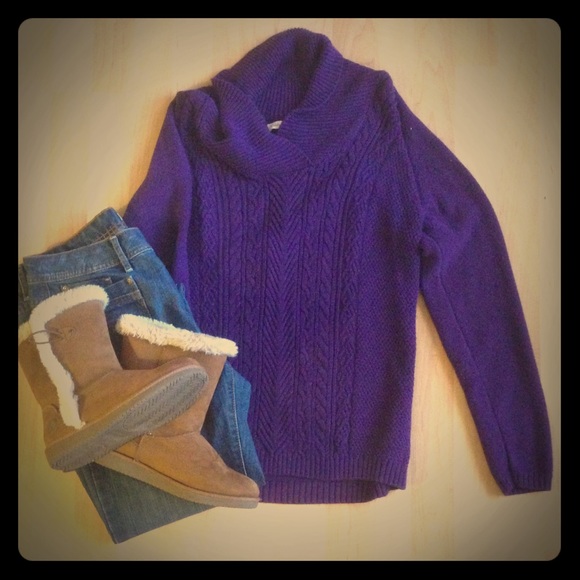 *BF BOGO 1/2* Coldwater Creek cable knit sweater