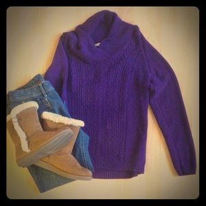 *BF BOGO 1/2* Coldwater Creek cable knit sweater