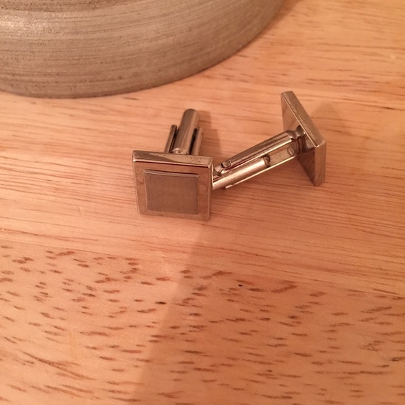 Silvertone Cuff Links