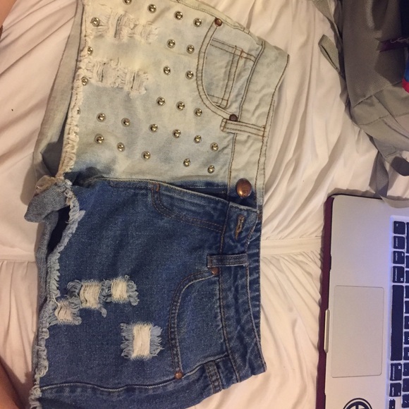 Denim shirts with studs- Size 5
