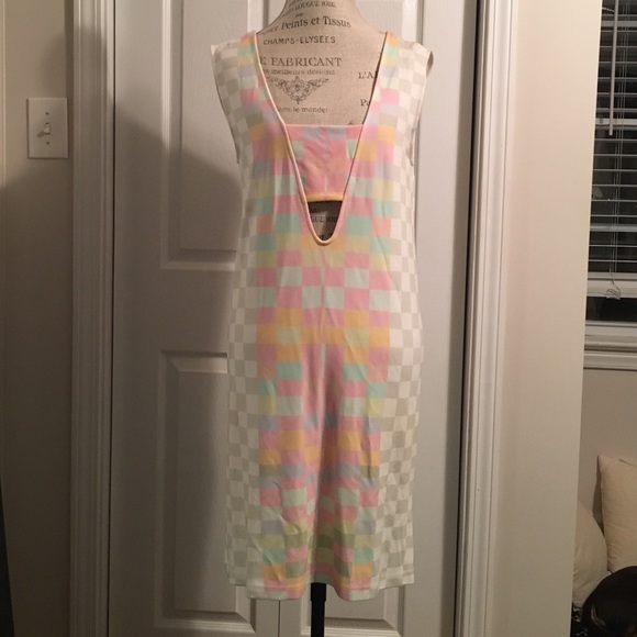 Mara Hoffman Pastel Keyhole Dress