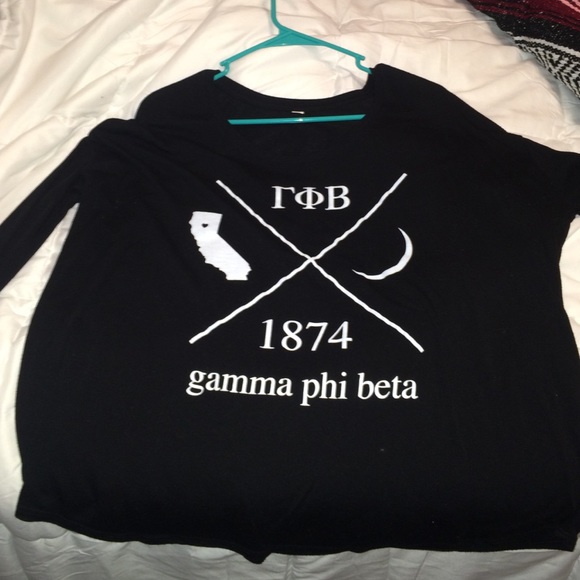 Gamma phi beta black long sleeve