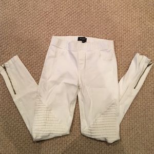 Moto Jeggings "pipers" in White