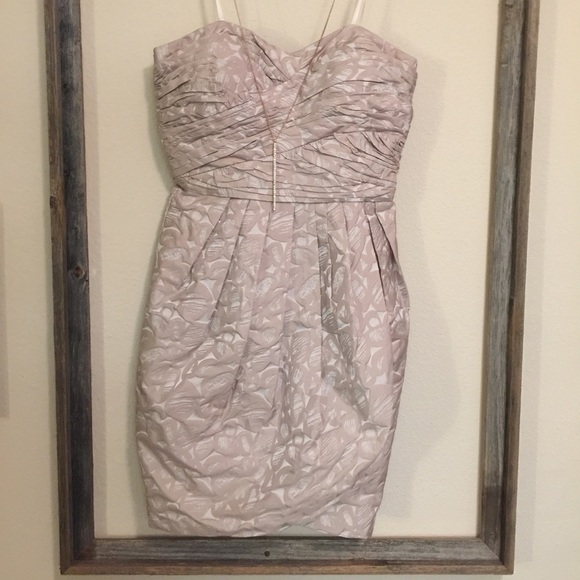 Classic Cocktail Dress in a Champagne-Beige