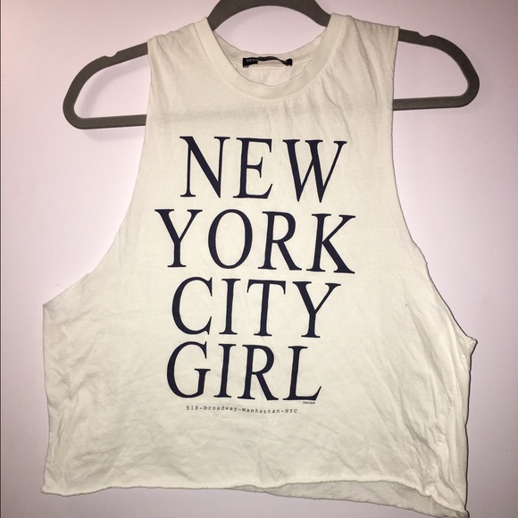 New York City girl tank